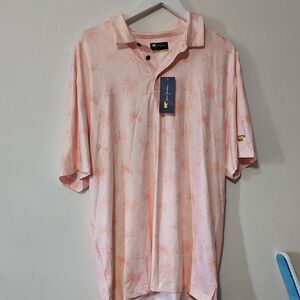 JACK NICKLAUS Peach Polo Shirt Collection Casual Wear